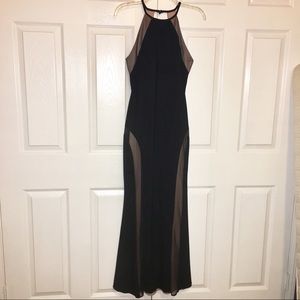 Long Black Nightway Dress
